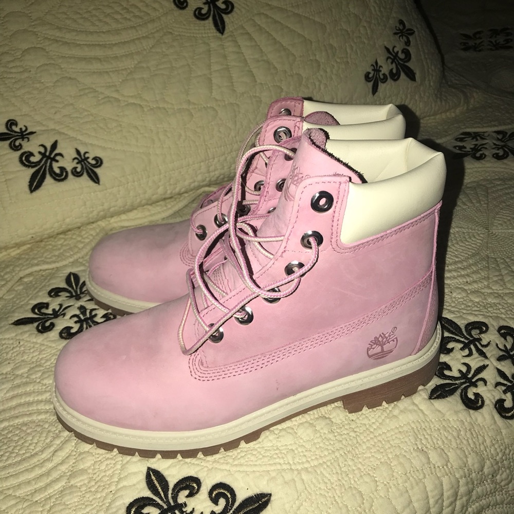 Baby Pink Timerblands (Brand New) OFFER